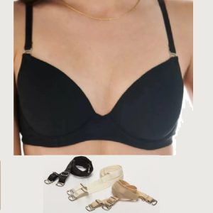 ART.IB712 BRETELES DESMONTABLE PACK X3 DE 10 MM GANCHO METAL