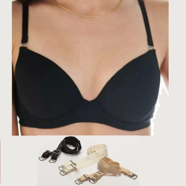 ART.IB712 BRETELES DESMONTABLE PACK X3 DE 10 MM GANCHO METAL