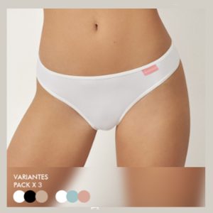 ART.MK11138 PACK X3 BOMBACHAS VEDETINA ALGODON EVERYDAY