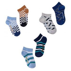 ART.PK68107 PACK X3 MEDIAS SOQUETES VARON