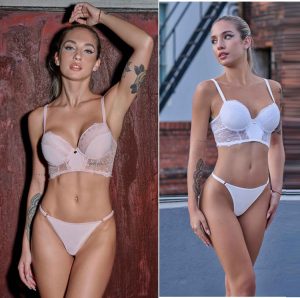 KA8195_fylo_lenceria ART.KA8195 CONJUNTO SOFT PUSH UP DE PUNTILLA Y MICROFIBRA CON LESS REGULABLE