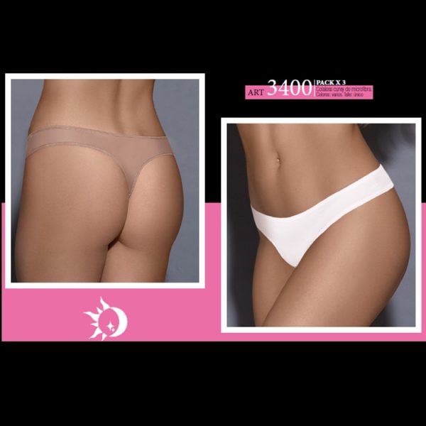ART.GA3400 PACK X3 BOMBACHAS COLALESS MICRO CURVY