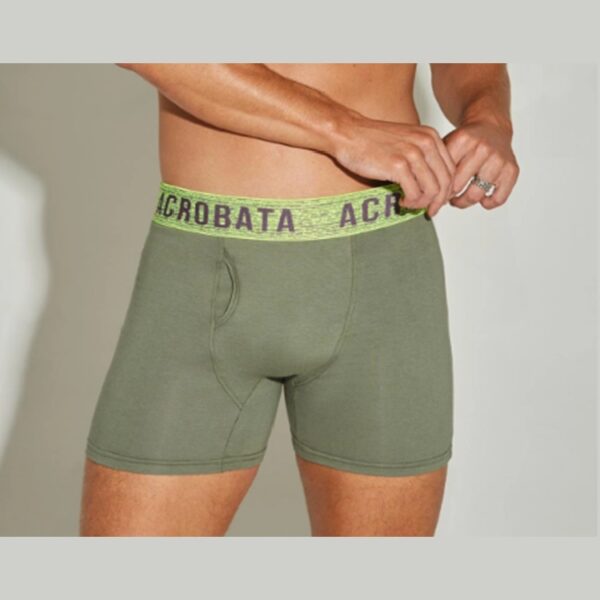 ART.AC5048 BOXER CON BRAGUETA ALGODON Y LYCRA COMBINADO