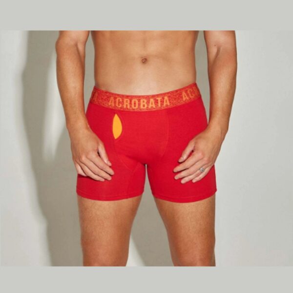 ART.AC5048 BOXER CON BRAGUETA ALGODON Y LYCRA COMBINADO