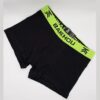 ART.BK601901 BOXER ALGODON Y LYCRA LISO ELASTICO BAKHOU TONO FLUO