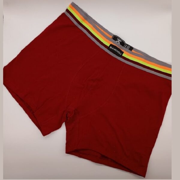 ART.BK602004 BOXER LISO ALGODON Y LYCRA ELASTICO TRES TONOS FLUOR