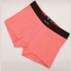 ART.BK602011 BOXER ALGODON Y LYCRA LISO CON ELASTICO A LUNARES