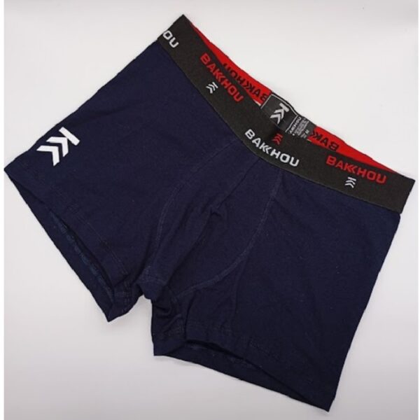 ART.BK602023 BOXER ALGODON LISO ESTAMPA LOGO BAKHOU Y ELASTICO