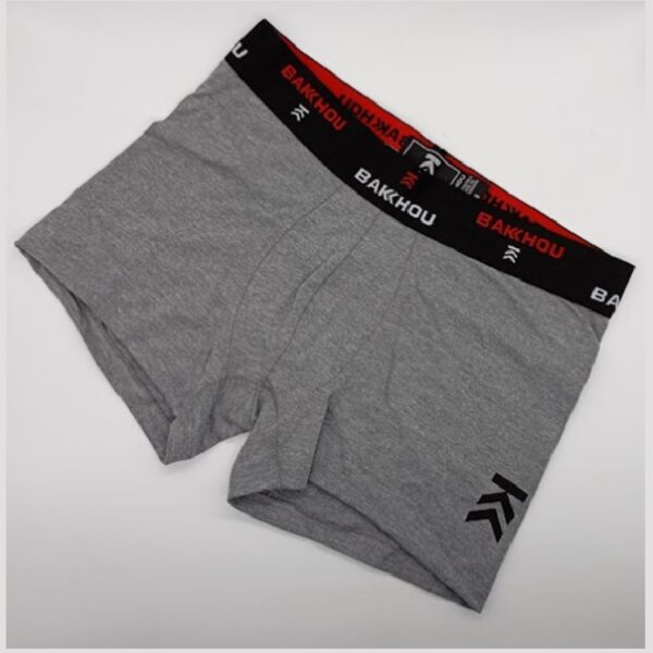 ART.BK602023 BOXER ALGODON LISO ESTAMPA LOGO BAKHOU Y ELASTICO