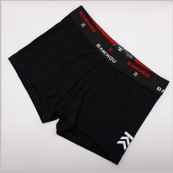 ART.BK602023 BOXER ALGODON LISO ESTAMPA LOGO BAKHOU Y ELASTICO