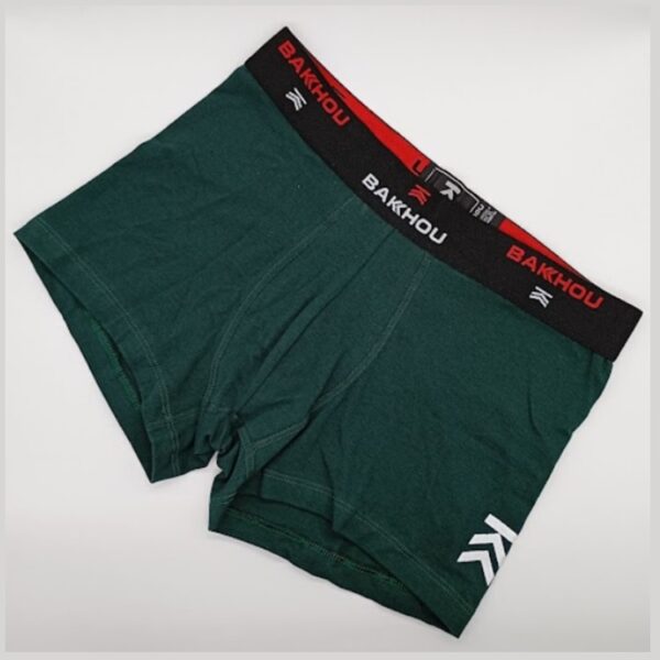 ART.BK602023 BOXER ALGODON LISO ESTAMPA LOGO BAKHOU Y ELASTICO