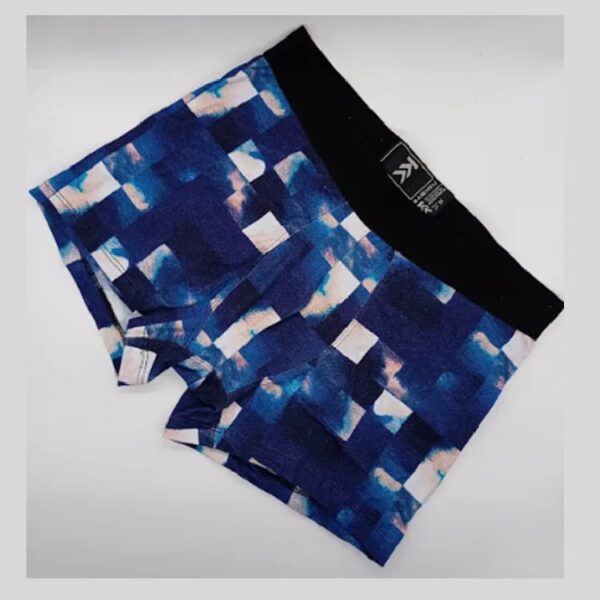 ART.BK602123 BOXER ALGODON Y LYCRA ESTAMPADO ELASTICO CON RELIEVE