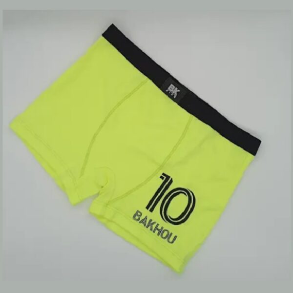 ART.BK604041 BOXER NIÑO ALGODON LISO CON ESTAMPA