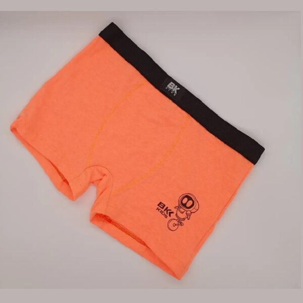 ART.BK604041 BOXER NIÑO ALGODON LISO CON ESTAMPA