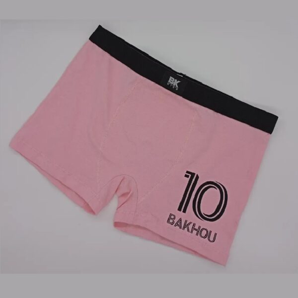 ART.BK604041 BOXER NIÑO ALGODON LISO CON ESTAMPA