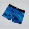 ART.BK604043 BOXER DE NIÑO ALGODON Y LYCRA CAMUFLADO ELASTICO NEGRO LISO