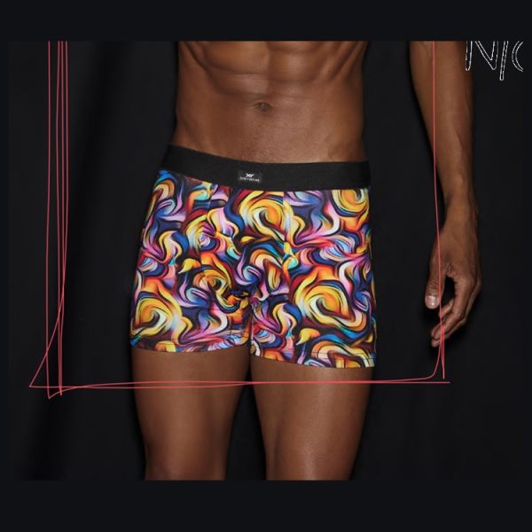 XY9002_fylo_lenceria ART.XY9002 BOXER ALGODON Y LYCRA ESTAMPADO ONDA COLOR