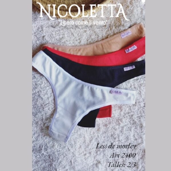 ART.PN2400 PACK X3 BOMBACHA COLALESS BASICA DE MORLEY