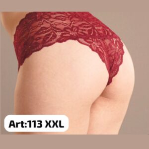 ART.DQ113P PACK X3 BOMBACHA CULOTTE PUNTILLA SURTIDO XXL UNIVERSAL