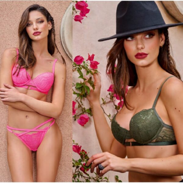 ART.KA8233 CONJUNTO DE PUNTILLA TAZA SOFT CON PUSH UP Y COLALESS REGULABLE