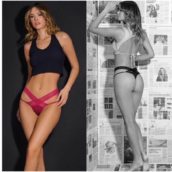 ART.KAP141 PACK X2 BOMBACHA COLALESS DE MICROFIBRA Y PUNTILLA