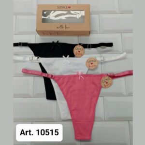 ART.SA10515 PACK X3 BOMBACHAS COLALESS REGULABLE MICROFIBRA DESAGUJADA